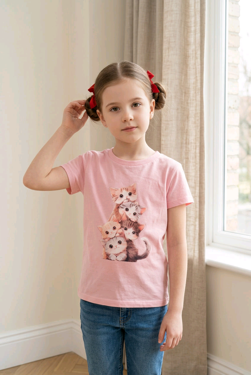 Pink Cat Shirt